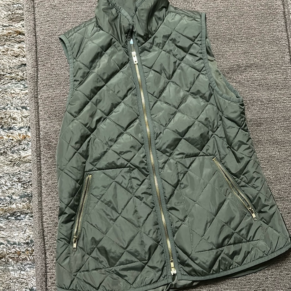 Old Navy Olive Green Vest Medium
